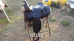 Western Saddle Vintage Well Used, Lasting Well Hand Tooled