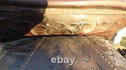Western Saddle Vintage Well Used, Lasting Well Hand Tooled