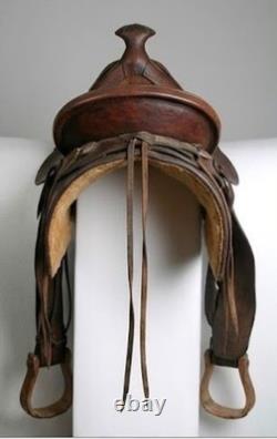 Western Saddle brown Colour With premium Finish Pure leather made