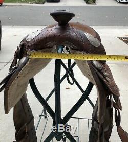 Western Show Saddle Size 15 Excellent Condition