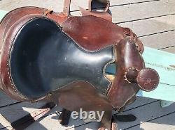 Western Simco saddle 15 seat. Lightly used good condition trail/ranch/roper