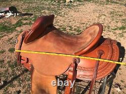 Western Stock Australian Halfbreed Saddle by Bethel Saddlery, Trail, Endurance