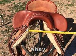 Western Stock Australian Halfbreed Saddle by Bethel Saddlery, Trail, Endurance