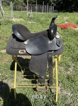 Western Tack Package- King Series Synthetic Saddle, Pad, And String Cinch