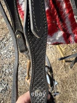 Western Tack Package- King Series Synthetic Saddle, Pad, And String Cinch