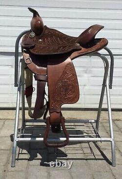 Western Tooled 14 Saddle