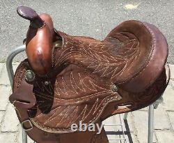 Western Tooled 14 Saddle