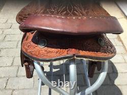 Western Tooled 14 Saddle