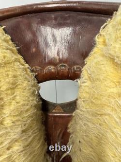 Western Tooled Leather Saddle 15 Seat Brown USA Stirrups Very Good Condition