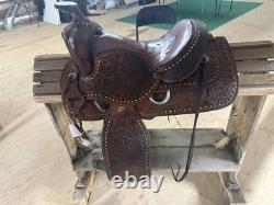 Western Tooled Pleasure Saddle with Padded Seat 14.5 -offers Accepted