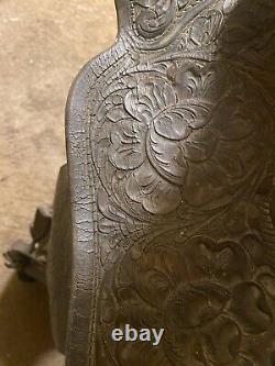 Western Trail Saddle AACUEN Used Outwest Saddlery Los Angeles Ca. Vintage