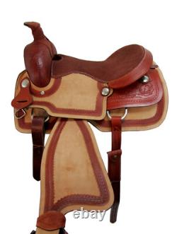 Western Trail Saddle Horse Classic Pleasure Used Leather Tack Set 15 16 17 18