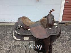 Western pleasure show saddle