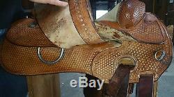 Western reining/ranch Custom saddle by Jim Taylor 15