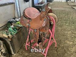 Western saddle 15 used