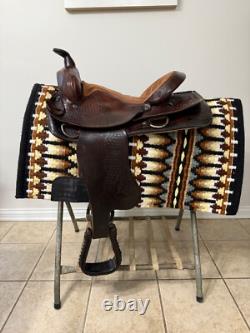 Western saddle, 16 in seat