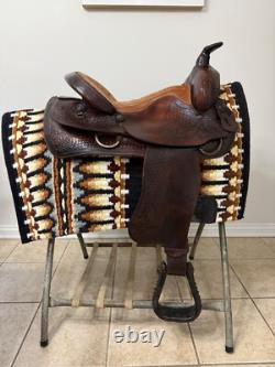 Western saddle, 16 in seat