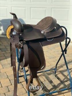 Western saddle Wintec 15 inch brown