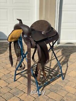 Western saddle Wintec 15 inch brown
