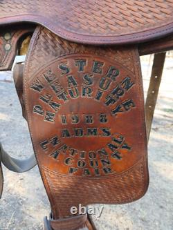 Western trophy saddle, 15.5