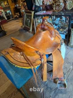 Wilson Custom Ranch Saddle from Joseph OR Wade Tree 15 1/2 Seat