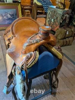 Wilson Custom Ranch Saddle from Joseph OR Wade Tree 15 1/2 Seat