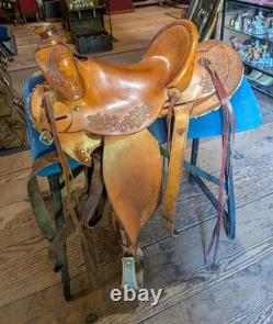 Wilson Custom Ranch Saddle from Joseph OR Wade Tree 15 1/2 Seat