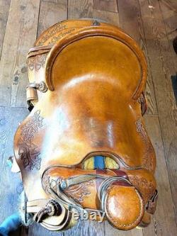 Wilson Custom Ranch Saddle from Joseph OR Wade Tree 15 1/2 Seat Wilson Custom Ranch Saddle from Joseph OR Wade Tree 15 1/2 Seat