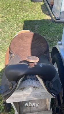 Wintec Pleasure/Trail Western Saddle 16 Black Synthetic Material