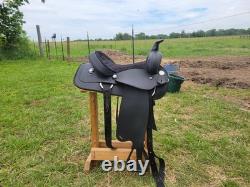 Wintec Synthetic 15 Western Draft Size Light Weight Trail Horse Saddle