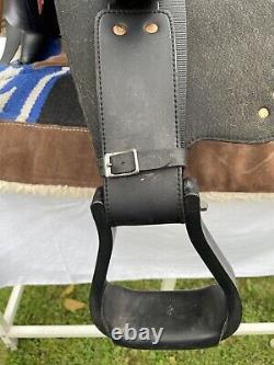 Wintec Western Pleasure / Trail Saddle Black Synthetic Leather Nice