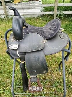 Wintec Western Saddle 12 Inch Seat Black, free headstall and more