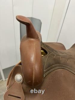 Wintec Western Saddle 16 Brown Synthetic Excellent Condition