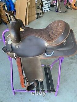 Wintec Western Trail Saddle 16 Brown Pre-owned Comes With Cinch & Latigo