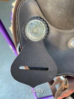 Wintec Western Trail Saddle 16 Brown Pre-owned Comes With Cinch & Latigo