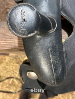 Wintec western 15 saddle fqhb black with silver