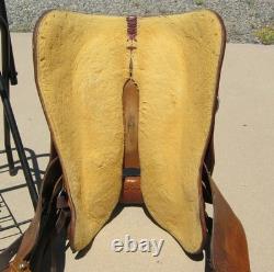 Woods Western Custom Handmade Show Saddle Reining 16