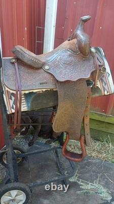 Youth 14 Ranch Western Saddle, Made By Courts Saddlery