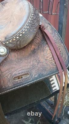 Youth 14 Ranch Western Saddle, Made By Courts Saddlery