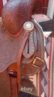 Youth 14 Ranch Western Saddle, Made By Courts Saddlery