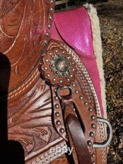 Youth Kids Western Saddle 13 Seat! Barely Used Circle J