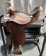 Youth/pony Western Saddle 12 1/2 Suede Seat V. H. Saddlery Circle M Basket Stamp