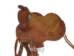 Youth Roughout Western Saddle 11 Kids Ranch Training Horse Tack READ