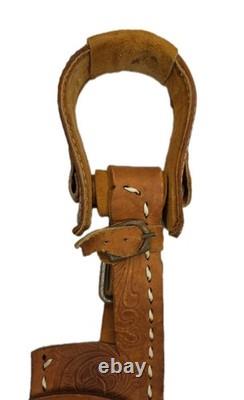 Youth Roughout Western Saddle 11 Kids Ranch Training Horse Tack READ