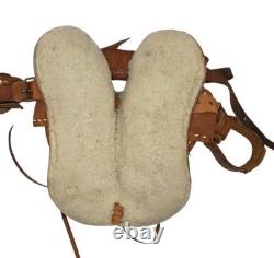 Youth Roughout Western Saddle 11 Kids Ranch Training Horse Tack READ