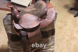 Youth Small Adult Secure Western Saddle, Single D forward rigged