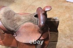 Youth Small Adult Secure Western Saddle, Single D forward rigged
