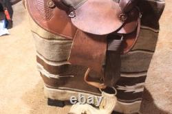 Youth Small Adult Secure Western Saddle, Single D forward rigged