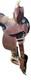 Youth Trail Pleasure Western Saddle With Silver Laced Rawhide Cantle 12