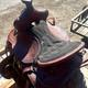 Youth Vintage Western Horse Saddle Bleather Traditional Design 13 In Practice